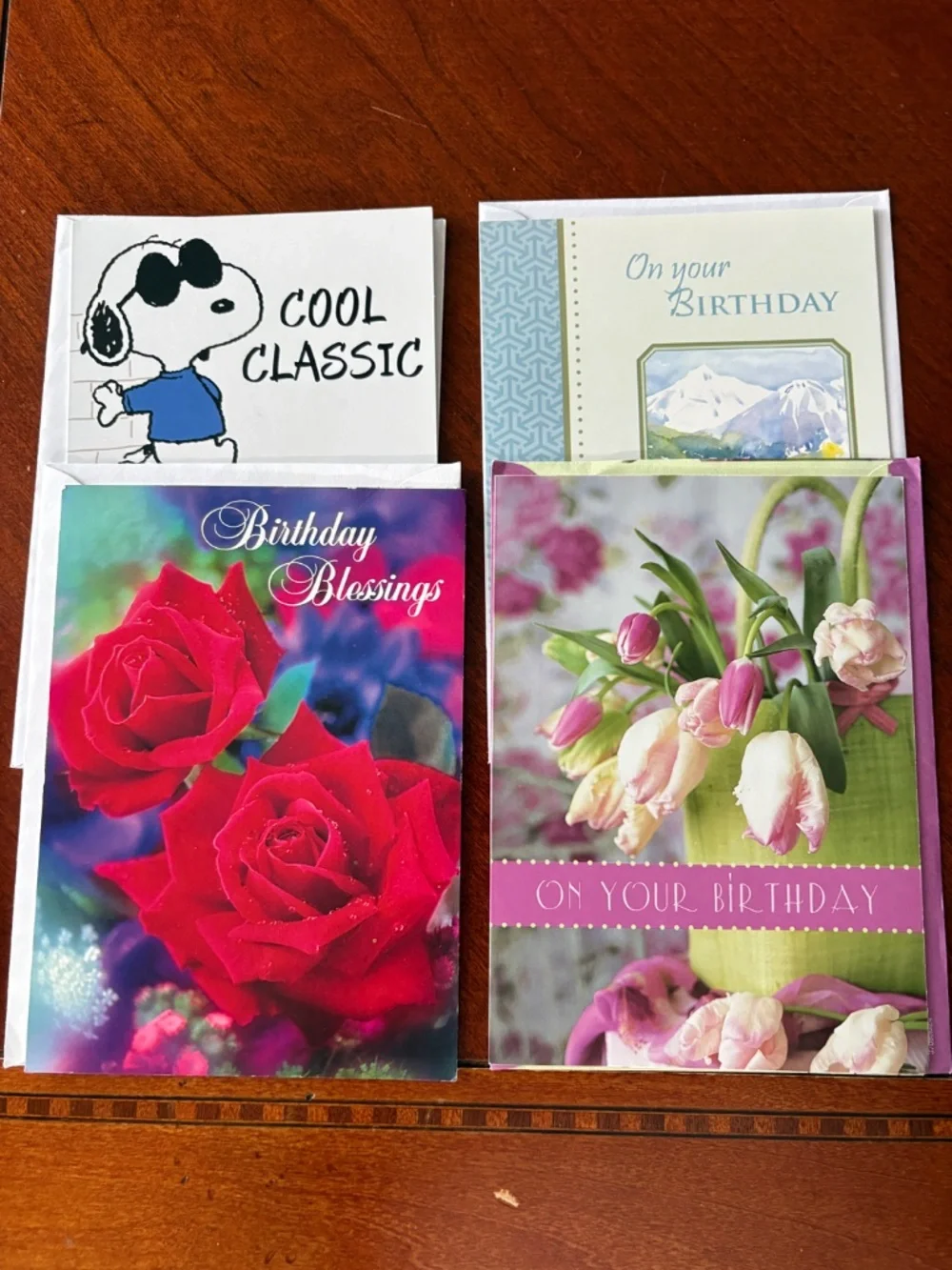 Lot of 25 Assorted Happy Birthday Greeting Cards with Envelopes